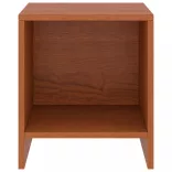 2 db mézbarna tömör fenyőfa éjjeliszekrény 35 x 30 x 40 cm