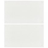 2 db edzett üveg vágódeszka áttetsző buborékos mintával