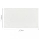 2 db edzett üveg vágódeszka áttetsző buborékos mintával