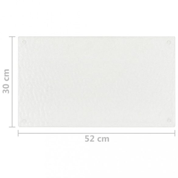 2 db edzett üveg vágódeszka áttetsző buborékos mintával