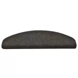 15 db öntapadós lépcsőszőnyeg 65 x 21 x 4 cm antracit színű, félkör alakú, nagy