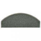 15 db sötétzöld, félkör alakú, nagy lépcsőszőnyeg 65 x 24 x 4 cm