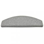 15 db világosszürke, félkör alakú, nagy lépcsőszőnyegek 65 x 24 x 4 cm