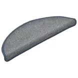 15 db világoskék és kék lépcsőszőnyeg, 56 x 17 x 3 cm, félkör alakú