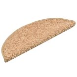 15 db arany színű, félkör alakú lépcsőszőnyeg 56 x 17 x 3 cm