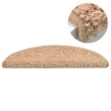 15 db arany színű, félkör alakú lépcsőszőnyeg 56 x 17 x 3 cm