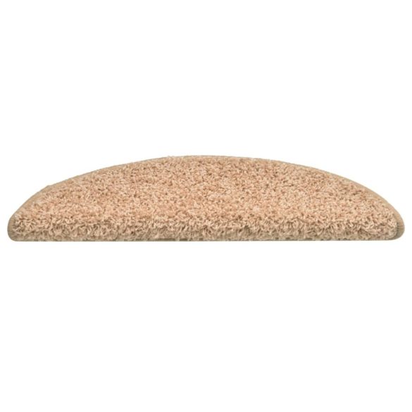 15 db arany színű, félkör alakú lépcsőszőnyeg 56 x 17 x 3 cm