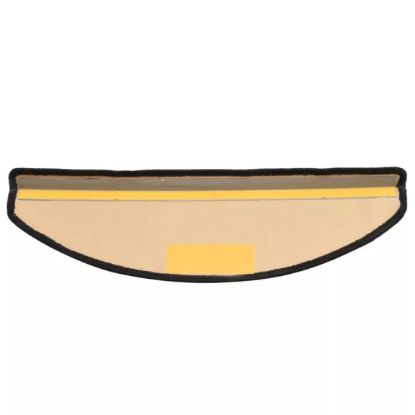 15 db fekete-szürke öntapadó lépcsőszőnyeg 65 x 21 x 4 cm