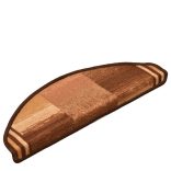 15 db barna öntapadó lépcsőszőnyeg 65 x 21 x 4 cm