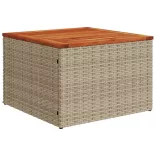 11 részes szürke polyrattan kerti ülőgarnitúra párnákkal