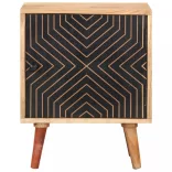 tömör akácfa éjjeliszekrény 40 x 30 x 50 cm