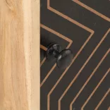 tömör akácfa éjjeliszekrény 40 x 30 x 50 cm