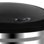 automata érzékelős rozsdamentes acél szemeteskuka 40 L