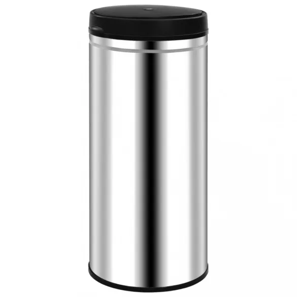 automata érzékelős rozsdamentes acél szemeteskuka 80 L