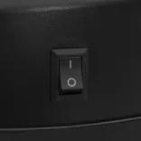 fekete automata érzékelős szénacél szemeteskuka 30 L