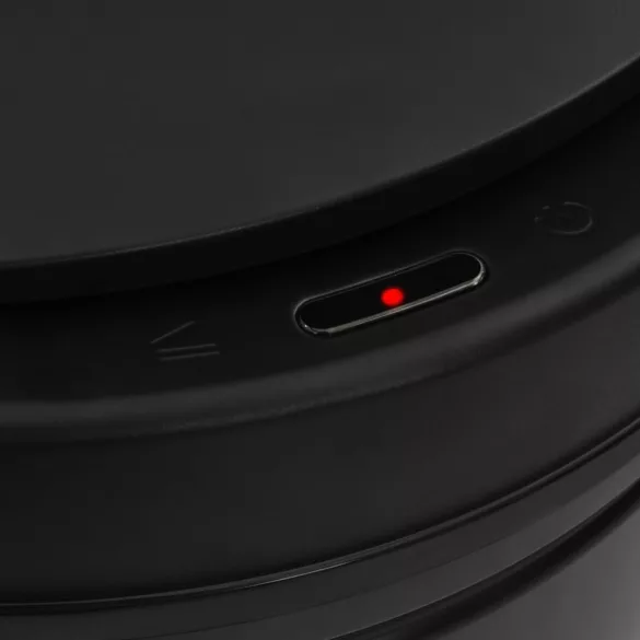 fekete automata érzékelős szénacél szemeteskuka 70 L