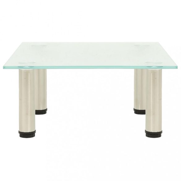 322759  TV Stand Frosted 40x35x17 cm Tempered Glass