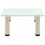 322759  TV Stand Frosted 40x35x17 cm Tempered Glass