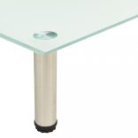 322759  TV Stand Frosted 40x35x17 cm Tempered Glass