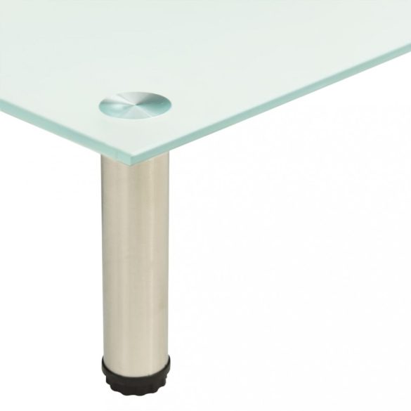 322759  TV Stand Frosted 40x35x17 cm Tempered Glass