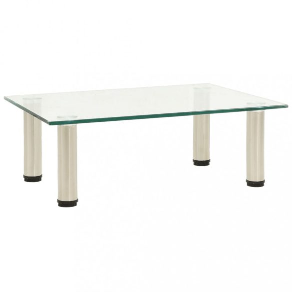 átlátszó edzett üveg TV-állvány 40 x 35 x 17 cm