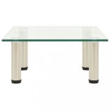 átlátszó edzett üveg TV-állvány 40 x 35 x 17 cm