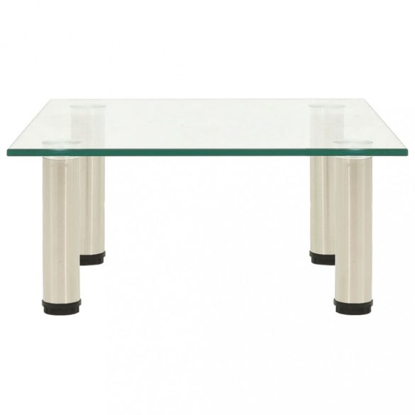 átlátszó edzett üveg TV-állvány 40 x 35 x 17 cm