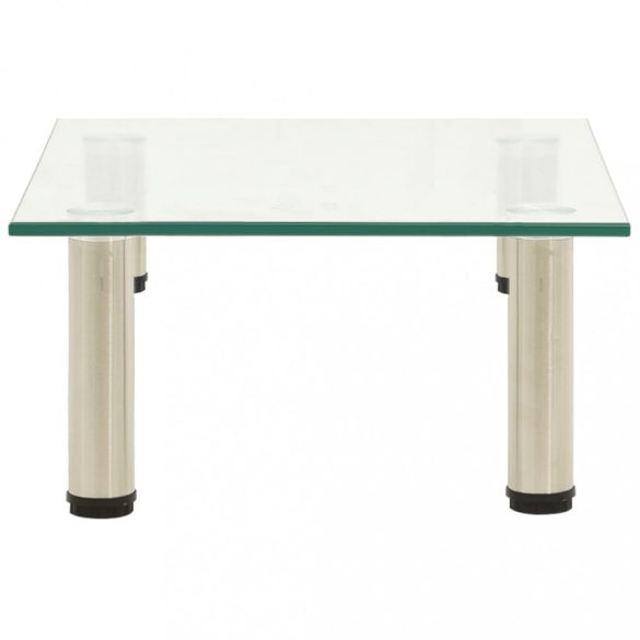 átlátszó edzett üveg TV-állvány 40 x 35 x 17 cm