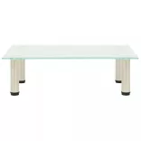 edzett tejüveg TV-állvány 60 x 35 x 17 cm