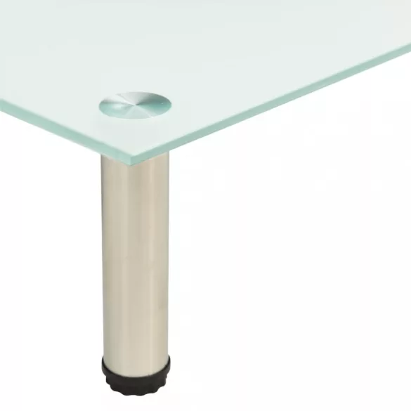 edzett tejüveg TV-állvány 60 x 35 x 17 cm