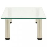 átlátszó edzett üveg TV-állvány 60 x 35 x 17 cm