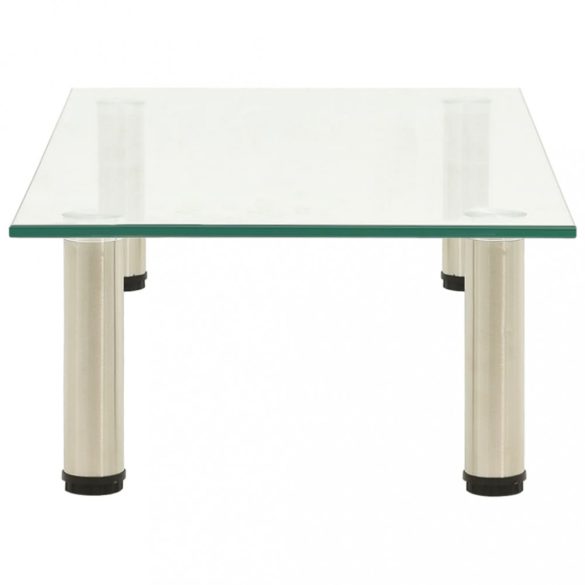 átlátszó edzett üveg TV-állvány 60 x 35 x 17 cm