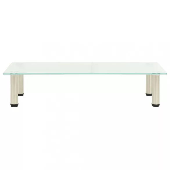 edzett tejüveg TV-állvány 80 x 35 x 17 cm