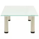 edzett tejüveg TV-állvány 80 x 35 x 17 cm