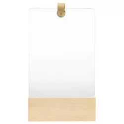 tömör fenyőfa fali tükör 23 x 39,5 cm