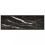 fekete TV-szekrény fekete márvány mintás üveggel 120x40x40 cm