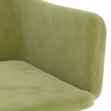 2 db világoszöld bársony étkezőszék