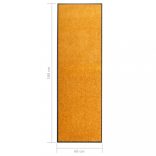 narancssárga kimosható lábtörlő 60 x 180 cm