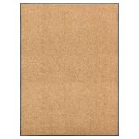 krémszínű kimosható lábtörlő 90 x 120 cm