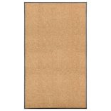 krémszínű kimosható lábtörlő 90 x 150 cm