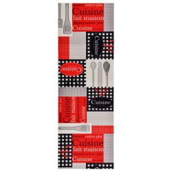 Cuisine" mosható konyhai szőnyeg 45 x 150 cm"