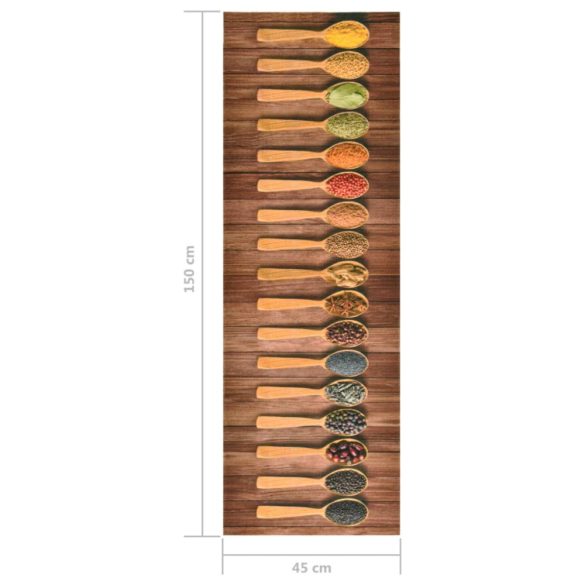 Spoon" mosható konyhai szőnyeg 45 x 150 cm"