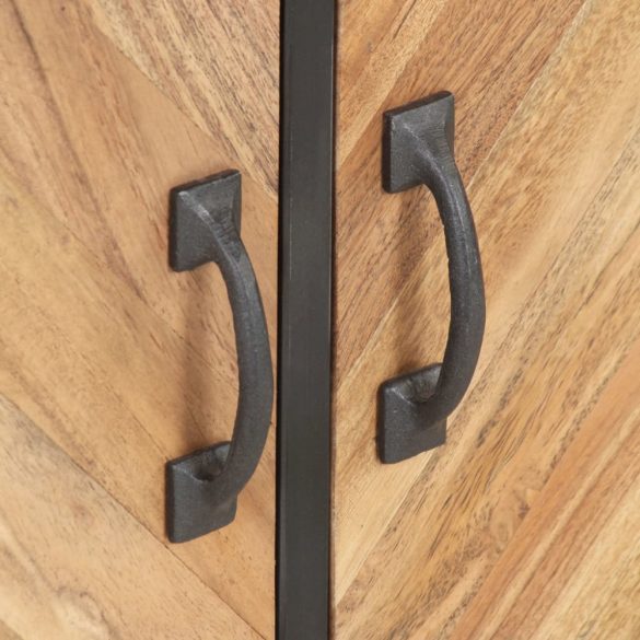 tömör akácfa TV-szekrény 120 x 30 x 40 cm