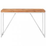 tömör akác és mangófa étkezőasztal 120 x 60 x 76 cm