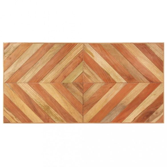 tömör akác és mangófa étkezőasztal 120 x 60 x 76 cm