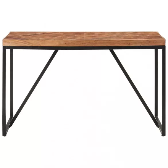 tömör akác és mangófa étkezőasztal 120 x 60 x 76 cm