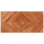 tömör akác és mangófa étkezőasztal 120 x 60 x 76 cm