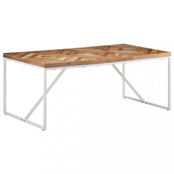 tömör akácfa és mangófa étkezőasztal 180 x 90 x 76 cm