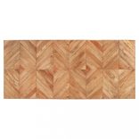 tömör akác és mangófa étkezőasztal 200 x 90 x 76 cm