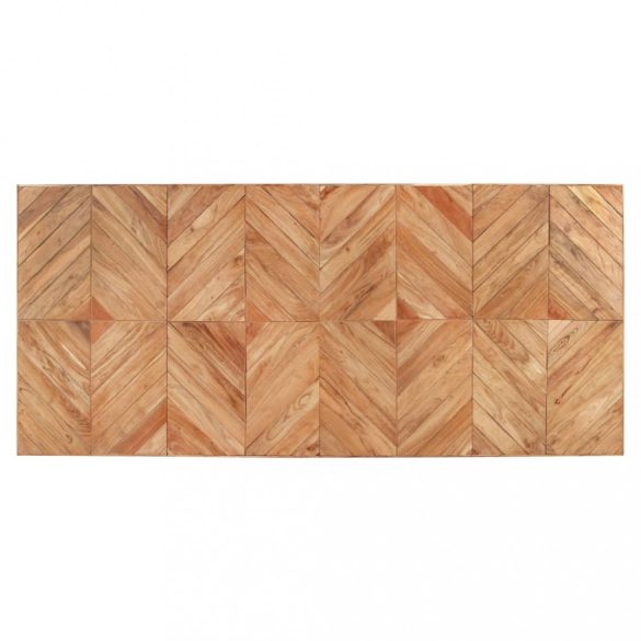 tömör akác és mangófa étkezőasztal 200 x 90 x 76 cm